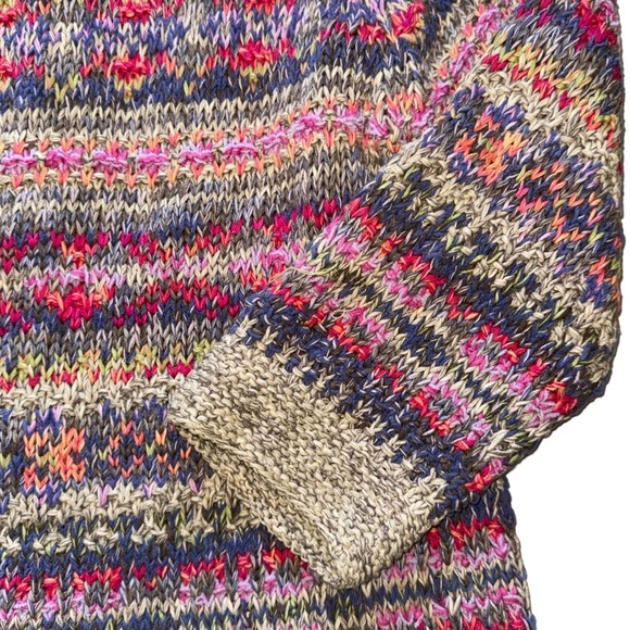 Sigrid Olsen Sport linen silk blend Hand Knit button up cardigan sweater - Picture 4 of 11